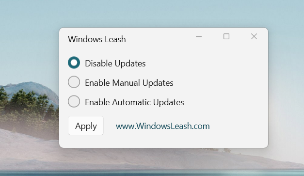 Windows Leash App